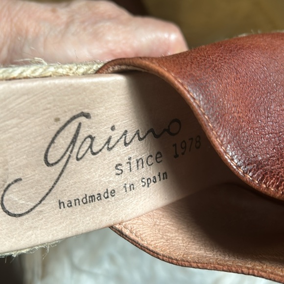 Top luxury brand GAIMO espadrille wedge sandals Size 37 - Picture 7 of 7